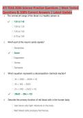 ATI TEAS 2026 Science Practice Questions &vert; Most Tested Questions & 1 00&percnt; Correct Answers &vert; Latest Update