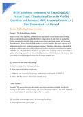 HESI Admission Assessment A2 Exam 2026&sol;2027 Actual Exam &vert; Chamberlain University Verified Questions and Answers &vert; 100&percnt; Accuracy Graded A&plus; &vert; Pass Guaranteed - A&plus; Graded