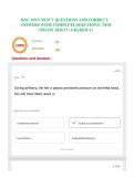 RNC MNN TEST 1 QUESTIONS AND CORRECT ANSWERS WITH COMPLETE SOLUTIONS &vert; NEW UPDATE 2026&sol;27 &vert; GRADED A&plus;