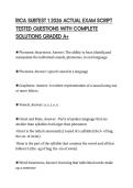RICA SUBTEST 1 2026 ACTUAL EXAM SCRIPT TESTED QUESTIONS WITH COMPLETE SOLUTIONS GRADED A&plus;