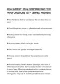 RICA SUBTEST 1 2026 COMPREHENSIVE TEST PAPER QUESTIONS WITH VERIFIED ANSWERS
