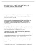 SCM 3301 EXAM 1 MILLER &vert; 116 QUESTIONS AND ANSWERS &vert; SOLVED 100&percnt; CORRECT&period;