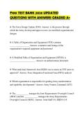 F100 TEST BANK 2026 UPDATED QUESTIONS WITH ANSWERS GRADED A&plus;