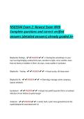 NSG5544 Exam 2&colon; Newest Exam With  Complete questions and correct verified  answers &lpar;detailed answers&rpar; already graded A&plus;