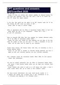 CPT questions and answers 100&percnt;verified 2026