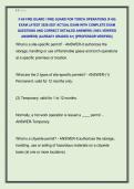 F-60 FIRE GUARD &sol; FIRE GUARD FOR TORCH OPERATIONS &lpar;F-60&rpar;  EXAM LATEST 2026-2027 ACTUAL EXAM WITH COMPLETE EXAM  QUESTIONS AND CORRECT DETAILED ANSWERS &lpar;100&percnt; VERIFIED  ANSWERS&rpar; &vert;ALREADY GRADED A&plus;&vert; &vert;&vert;PROFESSOR VERIFIED&vert;&vert;