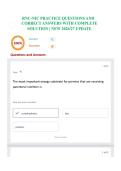 RNC-NIC PRACTICE QUESTIONS AND CORRECT ANSWERS WITH COMPLETE SOLUTION &vert; NEW 2026&sol;27 UPDATE