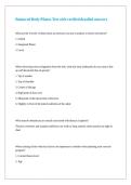 Balanced Body Pilates Test with verified detailed answers