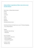 Balanced Body Comprehensive Pilates exam with accurate detailed solutions
