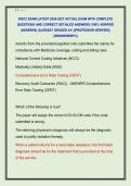 ROCC EXAM LATEST 2026-2027 ACTUAL EXAM WITH COMPLETE  QUESTIONS AND CORRECT DETAILED ANSWERS &lpar;100&percnt; VERIFIED  ANSWERS&rpar; &vert;ALREADY GRADED A&plus;&vert; &vert;&vert;PROFESSOR VERIFIED&vert;&vert;  &vert;&vert;BRANDNEW&excl;&excl;&excl;&vert;&vert;