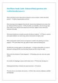 Mat Pilates Study Guide - Balanced Body questions with verified detailed answers