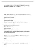 MAN 3301 EXAM 1 STUDY GUIDE &vert; QUESTIONS AND ANSWERS &vert; SOLVED 100&percnt; CORRECT&period;