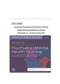 TEST BANK For Varcarolis Essentials of Psychiatric Mental Health Nursing&comma; 5th Edition &lpar;Fosbre&comma; 2024&rpar;&comma; Verified Chapters 1 - 28&comma; Complete Newest Version&period; Exam