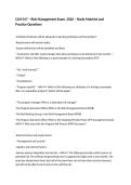 CLM 017 &ndash; Risk Management Exam&comma; 2026 &ndash; Study Material and Practice Questions
