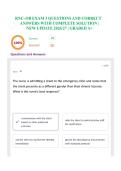 RNC- OB EXAM ALL IN ONE BUNDLED QUESTIONS AND CORRECT DETAILED ANSWERS WITH COMPLETE SOLUTION &vert; NEW UPDATE 2026&sol;27 &vert; ALREADY GRADED A&plus;