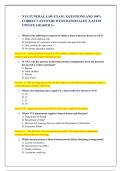  NYS FUNERAL LAW EXAM &vert; QUESTIONS AND 100&percnt;  CORRECT ANSWERS WITH RATIONALES &vert; LATEST  UPDATE GRADED A&plus; 