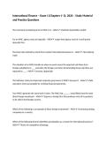 International Finance &ndash; Exam 1 &lpar;Chapters 1&ndash;3&rpar;&comma; 2026 &ndash; Study Material and Practice Questions
