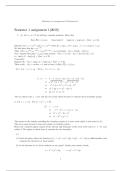 Complex Analysis &lpar;MAT3705&rpar; &ndash; Assignment 1 Solutions&comma;&ndash; Complete Worked Solutions
