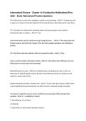 International Finance &ndash; Chapter 14&colon; Funding the Multinational Firm&comma; 2026 &ndash; Study Material and Practice Questions