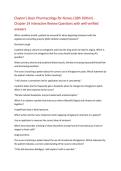 Clayton's Basic Pharmacology for Nurses &lpar;18th Edition&rpar; -  Chapter 24 Interactive Review Questions with well verified  answers  Which condition should a patient be assessed for when beginning treatment with the  angiotensin-converting enzyme &lpar;ACE&rpar; i