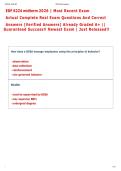 EDF 6224 midterm 2026 &vert; Most Recent Exam   Actual Complete Real Exam Questions And Correct   Answers &lpar;Verified Answers&rpar; Already Graded A&plus; &vert;&vert;   Guaranteed Success&excl;&excl; Newest Exam &vert; Just Released&excl;&excl; 