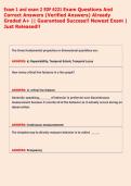 Exam 1 and exam 2 EDF 6221 Exam Questions And  Correct Answers &lpar;Verified Answers&rpar; Already  Graded A&plus; &vert;&vert; Guaranteed Success&excl;&excl; Newest Exam &vert;  Just Released&excl;&excl; 