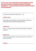 IEC Final Exam Study Guide EXAM Complete Questions And  Correct Answers &lpar;Verified Answers&rpar; Already  Graded A&plus; &vert;&vert; Guaranteed Success&excl;&excl; Newest Exam &vert;  Just Released&excl;&excl;  