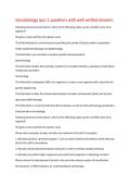 microbiology quiz 1 questions with well verified answers  Following binomial nomenclature&comma; which of the following makes up the scientific name of an  organism&quest;  the genus name and then the species name  The field dedicated to monitoring and controlling th