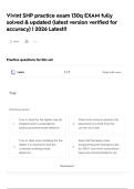 Vivint SHP practice exam 130q EXAM fully solved & updated &lpar;latest version verified for accuracy&rpar; &vert; 2026 Latest&excl;&excl;