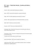 SPC &ndash; Exam 1 &ndash; Florida State University &ndash; Questions and Solutions &ndash; 2025&sol;2026