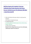 NATE Gas Heating Certification Exam 2026 &ndash; Complete Practice Questions & Verified Answers for HVAC Professionals