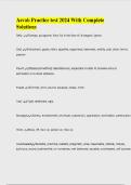 Asvab Practice test 2024 With Complete Solutions