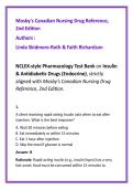 Insulin & Antidiabetic Drugs Test Bank &lpar;100 NCLEX-Style MCQs&rpar; &vert; Pharmacology Exam Prep &vert; Metformin&comma; Sulfonylureas&comma; Insulin Therapy &vert; Nursing Study Guide