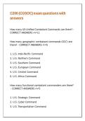 C200 &lpar;CGSOC&rpar; exam questions with answers