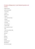 Principles of Biology Exam 1 &lpar;Uark Shadwick&rpar; questions and  answers  Strengths of Science -publicly understandable - self correcting - predictive  Qualities of Life - organized - acquire material and energy