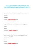 PCA Exam Newest 2026 Questions and  Correct Detailed Answers Already Graded A&plus; 