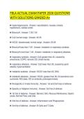 FBLA ACTUAL EXAM PAPER 2026 QUESTIONS WITH SOLUTIONS GRADED A&plus;