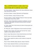 FBLA COMPREHENSIVE EXAM 2026 FULL QUESTIONS WITH VERIFIED SOLUTIONS