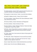 FBLA FINAL EXAM SCRIPT 2026 COMPLETE QUESTIONS AND CORRECT ANSWERS