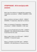 ATSEP BASIC - All in one Quizz with answers