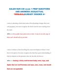 GALEN NUR 230 exam 1 PREP QUESTIONS AND ANSWERS 2026&vert;ACTUAL 100Qs&As&vert;ALREADY GRADED A&plus;