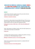 2026 NUR 242 MEDICAL SURGICAL EXAMS&colon; EXAM 1&comma; 2&comma; 3 AND FINAL EXAM&vert;ACTUAL QUESTIONS AND ANSWERS&vert;ALREADY GRADED A&plus;&vert;GALEN COLLEGE