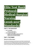 Elite Medical-Surgical Nursing 10th Edition Test Bank &vert; Ignatavicius &vert; 2026&sol;2027 Clinical Standards & NCLEX Prep