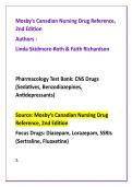 CNS Pharmacology Test Bank &lpar;100 MCQs&rpar; &vert; Benzodiazepines&comma; SSRIs&comma; Sedatives &vert; NCLEX Nursing Exam Prep &vert; Mosby&rsquo;s Canadian Drug Reference Aligned