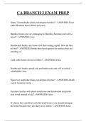 CA BRANCH 3 EXAM PREP QUESTIONS AND ANSWERS 2026