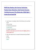 NATE Gas Heating &lpar;Air&rpar; Service Technician Exam 2026 &ndash; Complete Practice Questions&comma; Verified Answers & Rationales PDF