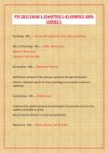 PSY 2012 EXAM 1 &lpar;CHAPTERS 1-4&rpar; VERIFIED 100&percnt;  CORRECT&period;