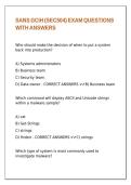 SANS GCIH &lpar;SEC504&rpar; EXAM QUESTIONS WITH ANSWERS