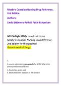 Gastrointestinal Pharmacology Test Bank &lpar;100 MCQs&rpar; &vert; Omeprazole&comma; Famotidine&comma; Metoclopramide&comma; Ondansetron &vert; NCLEX-Style Nursing Exam Prep &vert; Mosby&rsquo;s Canadian Drug Reference Aligned