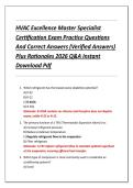 HVAC Excellence Master Specialist  Certification Exam Practice Questions  And Correct Answers &lpar;Verified Answers&rpar;  Plus Rationales 2026 Q&A Instant  Download Pdf 